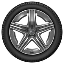 20 inch AMG wheels GLC Coupe C254 tantalum grey 5 double spokes | A2544010600 7Y51-C254