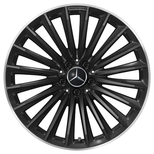20 Inch AMG Wheels GLC X254 Black Multi-spoke Genuine Mercedes-AMG