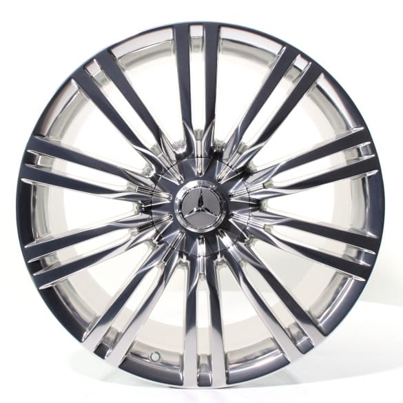 20 inch S-Class 223 10-double-spokes silver genuine Mercedes-Benz | A22340140/4100