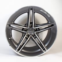 20 inch AMG GT X290 rims 5-double-spoke tantal grey genuine Mercedes-AMG | A29040104/0500-7Y51