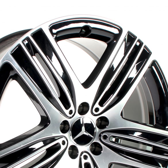 20 inch EQC N293 rims black 5-spoke genuine | A2934010600/0400-7X23