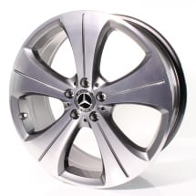 20 inch rims GLA H247 5-spoke genuine Mercedes-Benz | A24740137007X44-GLA