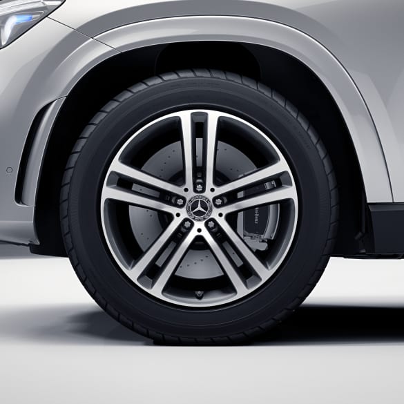 20 inch rim set GLE V167 5-double-spoke-wheel himalaya grey matt genuine Mercedes-Benz