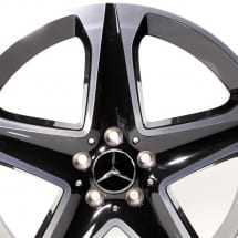 20 inch GLE V167 5-spoke rim set genuine Mercedes-Benz | A16740122/2300-7X23-V167