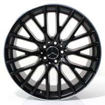 20 inch S-Class 223 Y-spokes black matt genuine Mercedes-Benz | A22340138/39007X71