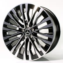 20 inch S-Class 223 10-double-spokes black genuine Mercedes-Benz | A2234013700-7X23