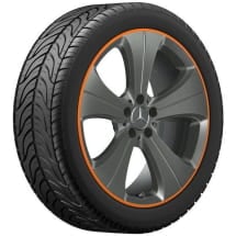20-inch wheel set GLB X247 5-spoke tremolit-metallic high-sheen Mercedes-Benz | A2474013700 7Y06-X247