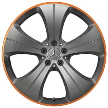 20-inch wheel set GLB X247 5-spoke tremolit-metallic high-sheen Mercedes-Benz | A2474013700 7Y06-X247