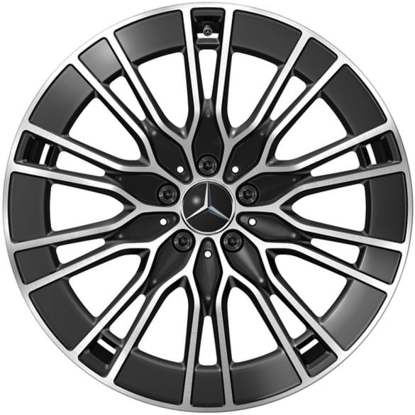 20 inch wheels E-Klasse W214 sedan black Multi-spoke Design Genuine Mercedes-Benz