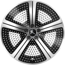 20 inch wheels EQE SUV X294 5-spoke black Genuine Mercedes-Benz | A2944000300 7X23-X294