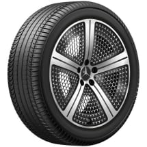 20 inch wheels EQE SUV X294 5-spoke black Genuine Mercedes-Benz | A2944000300 7X23-X294