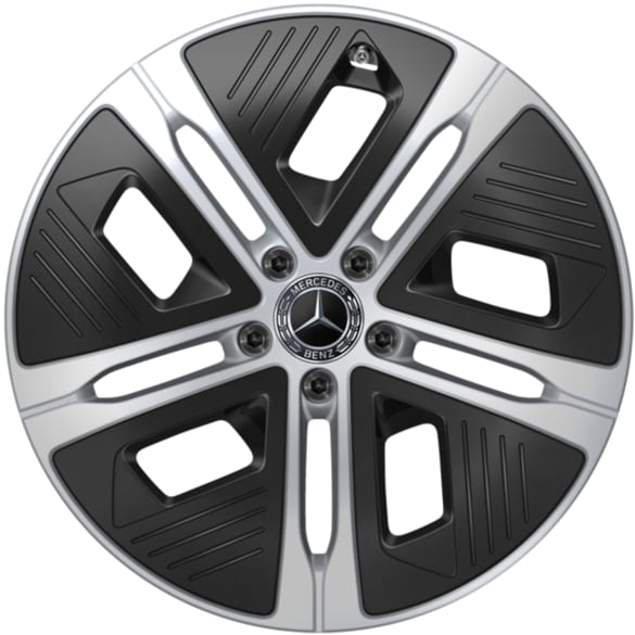 20 inch wheels EQS SUV X296 5-spoke vanadiumsilver Genuine Mercedes-Benz