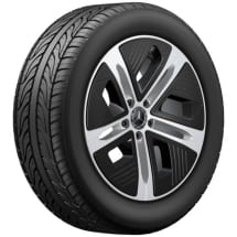 20 inch wheels EQS SUV X296 vanadiumsilver Genuine Mercedes-Benz | A2964010400 7X45-X296