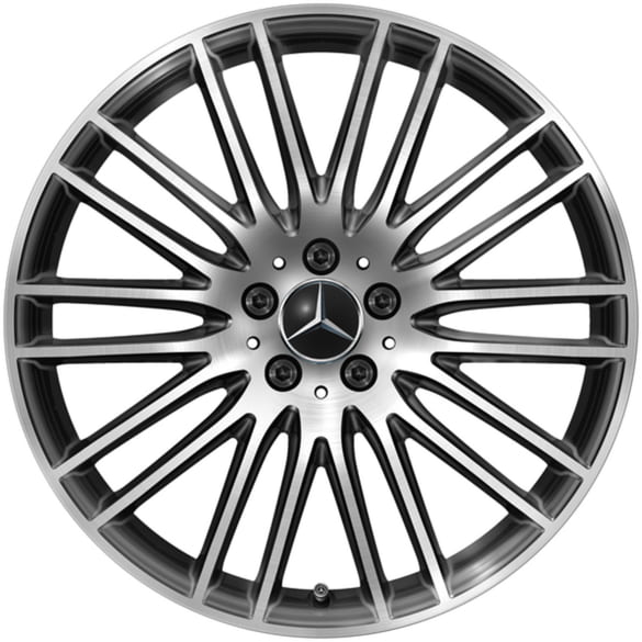 20 inch wheels GLC X254 black multi-spokes Genuine Mercedes-Benz
