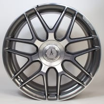21 inch AMG GT X290 cross-spoke forged rims grey genuine Mercedes-AMG | A29040108/0900-7X21