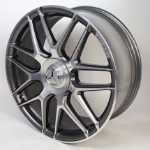 21 inch AMG GT X290 cross-spoke forged rims grey genuine Mercedes-AMG | A29040108/0900-7X21