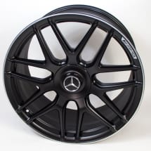 21 inch AMG GT X290 cross-spoke forged rims black matte genuine Mercedes-AMG | A29040108/0900-7X71
