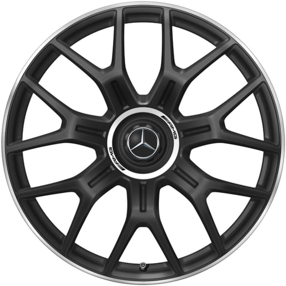 AMG 21-inch forged wheels GLC X254 SUV black matt cross spokes Genuine Mercedes-AMG