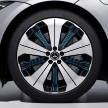 21 inch rims EQE SUV X294 black blue genuine Mercedes-Benz | A2974011000 5X31-X294