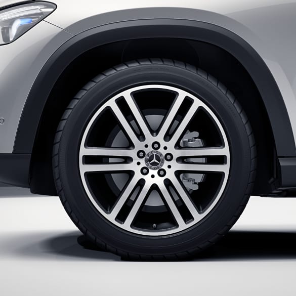 21 inch rim set GLE V167 6-double-spoke-wheel black matt genuine Mercedes-Benz