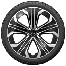 21 inch wheels EQE SUV X294 5-W-spoke Aero black Genuine | A2944010200 7X23-X294