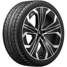 21 inch wheels EQE SUV X294 5-W-spoke Aero black Genuine | A2944010200 7X23-X294