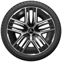 21 inch wheels EQE SUV X294 5-Y-spokes black silver glossy | A2944010800 7X23-X294