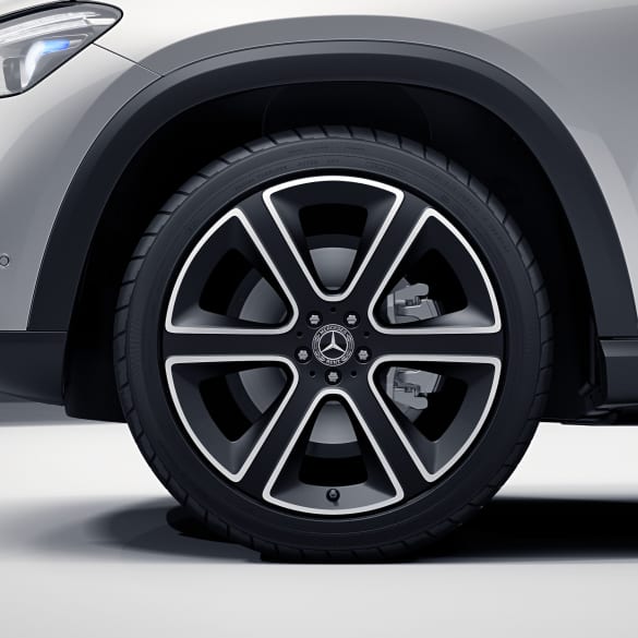 22 inch GLE V167 6-Spoke rim set genuine Mercedes-Benz.