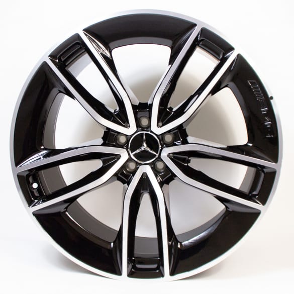 22 inch wheels GLE Coupe C167 black 5-double-spoke Genuine Mercedes-AMG