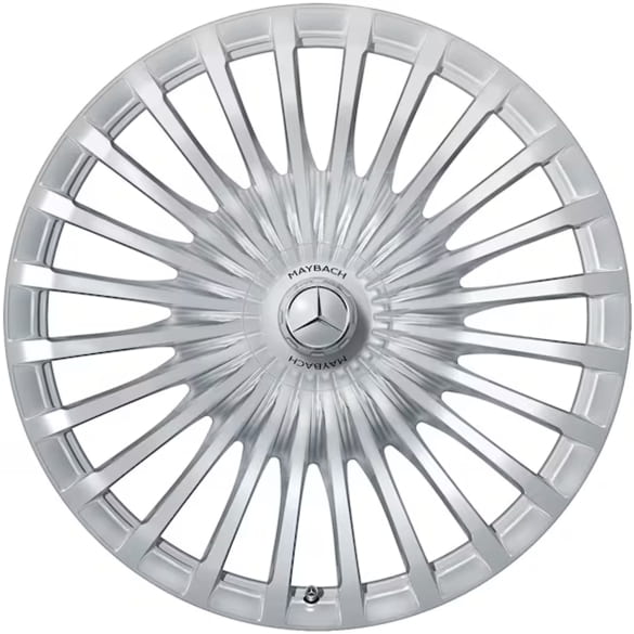 23-inch wheels GLS 600 Maybach X167 silver polished multi-spoke Genuine Mercedes-Benz
