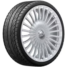 23-inch wheels GLS Maybach X167 SUV silver polished multi-spoke | A1674011600/1700 7X15-X167