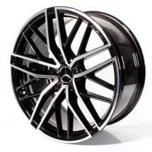 GLC 43 AMG 21 inch facelift rims Mercedes-Benz X253/C253 cross-spoke black | A2534015700/5800-7X23