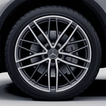 GLC 43 AMG 21 inch rims genuine Mercedes-Benz X253/C253 cross-spoke grey | A2534015700/5800-7X21