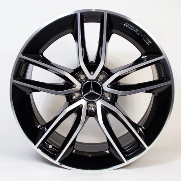 AMG 53 20-inch rim set E-Class 213 5-twin-spoke black high-sheen genuine Mercedes-Benz