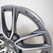GLC 63 AMG 21 inch rim set | genuine Mercedes-Benz X253/C253 | himalaya grey glossy | A2534013800/39007X21