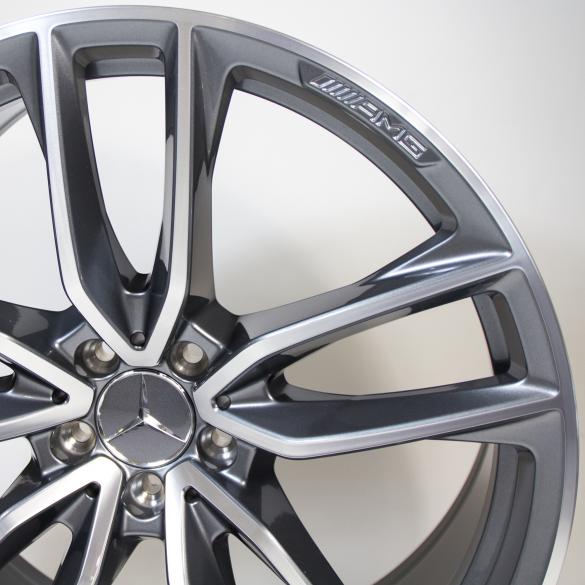 GLC 63 AMG 21 inch rim set | genuine Mercedes-Benz X253/C253 | himalaya grey glossy | A2534013800/39007X21