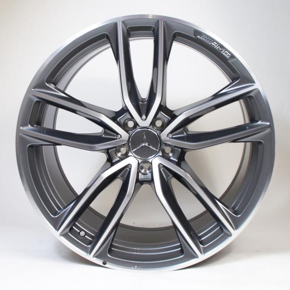 63 AMG 21 inch rim set GLC himalaya grey X253/C253 5-double-spoke wheel genuine Mercedes-Benz