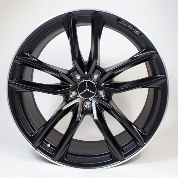 63 AMG 21 inch rim set matt black GLC X253/C253 5-double-spoke wheel genuine Mercedes-Benz