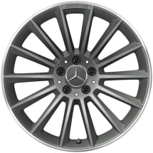 A 35 AMG 19 inch wheels A-Class V177 multi-spoke tantalum grey | A1774011900 7Y78-V177