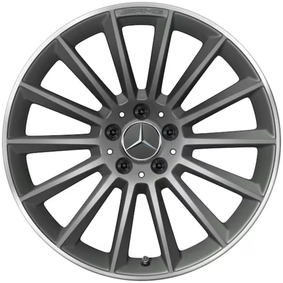 A 35 AMG 19 inch wheels A-Class V177 multi-spoke tantalum grey