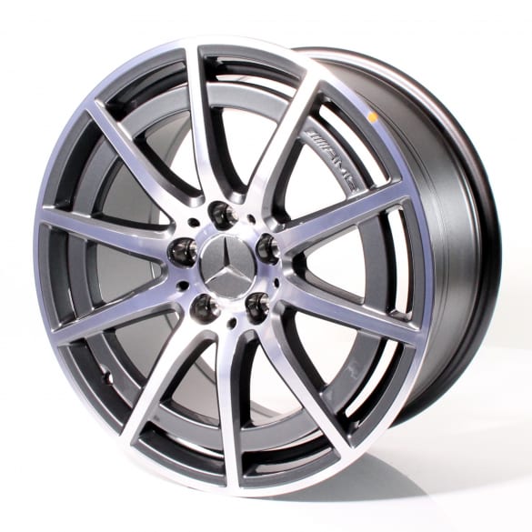 A 45 AMG 18 inch rims 10-spoke-design tantal grey A-Class W177 | A17740121007Y51-177