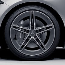 A 45 AMG 19 inch rims 5-doublespoke tantal grey A-Class W177 | A17740123007Y51-177