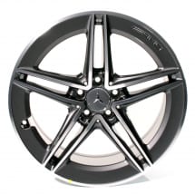 A 45 AMG 19 inch rims 5-doublespoke tantal grey A-Class W177 | A17740123007Y51-177