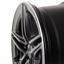 A 45 AMG 19 inch rims 5-doublespoke black high-sheen A-Class W177 | A17740123007X71-177