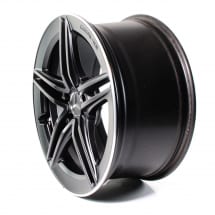 A 45 AMG 19 inch rims 5-doublespoke black high-sheen A-Class W177 | A17740123007X71-177