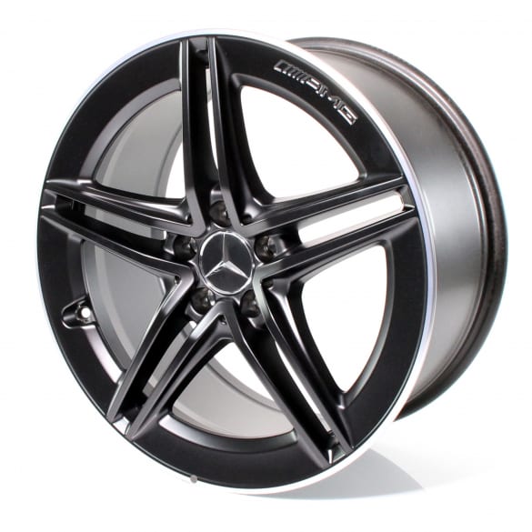 A 45 AMG 19 inch rim set A-Class W177 5-doublespoke-design black Mercedes-Benz