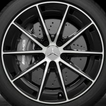A35 AMG 18-inch wheels A-Class V177 10-spokes black high-sheen | A1774014300 7X23-V177