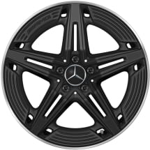 A45 AMG 19-inch wheels A-Class W177 5-spoke black Genuine Mercedes-AMG | A1774014500 7X71-W177