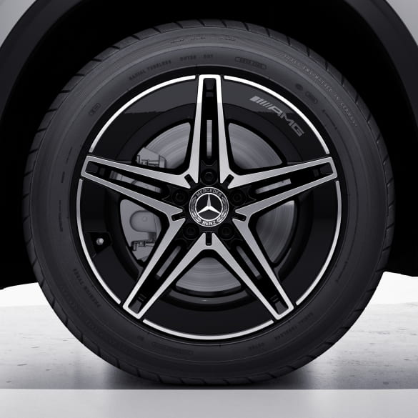 18 inch rims EQB X243 black genuine Mercedes-AMG | A2434011700-7X23-EQB