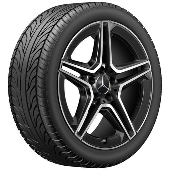 AMG 18 Inch wheel set A-Class A35 AMG W177 schwarz | A1774014000 7X23-B